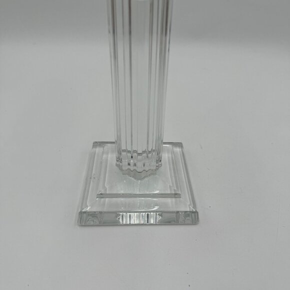 Waterford METROPOLITAN Crystal Tall Single Light Candlestick exquisite art deco - Picture 5 of 12